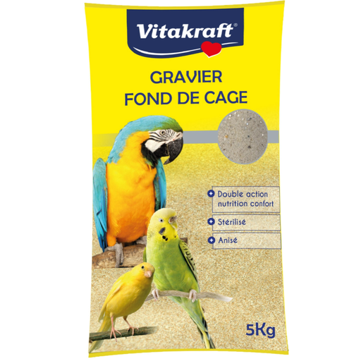 [3023616201002] VITAKRAFT Arena para fondo de jaula anisada para pájaros 5 kg