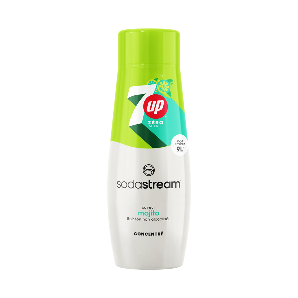 SODASTREAM Concentré 7UP Saveur MOJITO ZÉRO SUCRES 440 ml