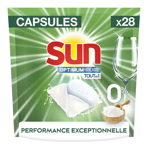 [8720181035128] SUN Dishwasher Tablet Optimum Pure All in 1, pack of 30 capsules
