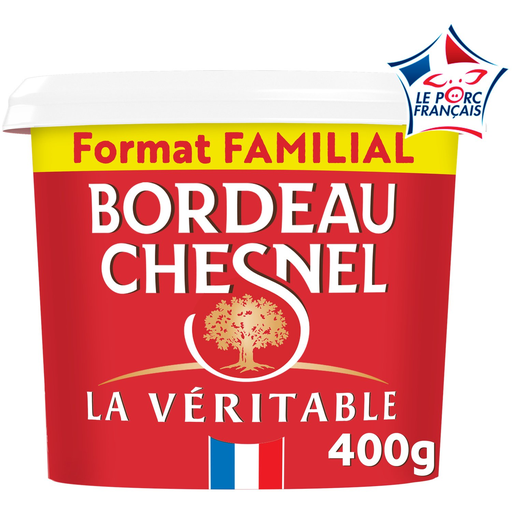 [3024720020329] BORDEAU CHESNEL Rillettes du Mans La Véritable Pur Porc 400 g