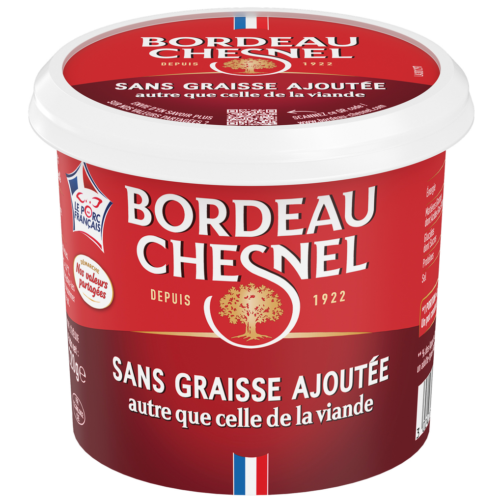 BORDEAU CHESNEL Rillettes du Mans Cerdo puro sin grasa añadida 220 g