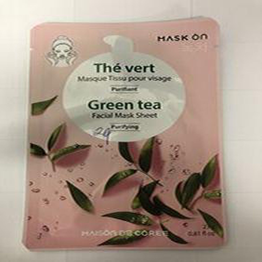 VERT Mascarilla de Tela para Rostro Purificante de Té 1