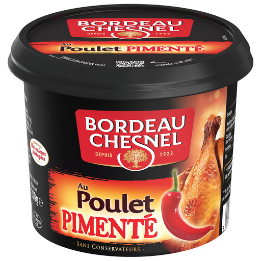 [3024720027748] BORDEAU CHESNEL Roasted Spicy Chicken Charcuterie Specialty 200 g