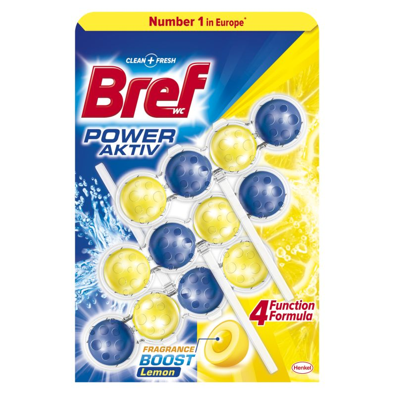 BREF Power Aktiv Bloque WC Limón 3 x 50 g