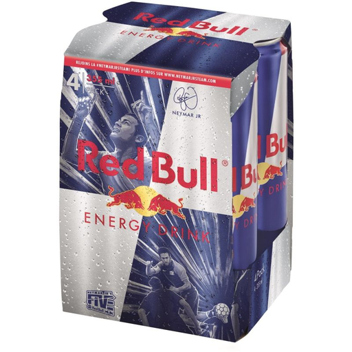 [9002490236830] RED BULL Energy Drink Regular Neymar 4 x 35,5 cl