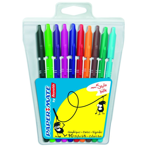 [3026980486297] REYNOLDS PPBYR 10 Ballpoint Pens Assorted