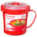 SISTEMA Microwave Soup Mug with Clips 656 ml