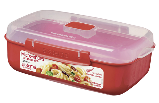 [9414202011145] SISTEMA Recipiente retangular micro-ondas 1,25 L