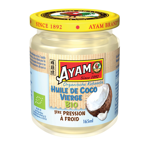 [9556041130943] AYAM Huile de coco bio 165 ml