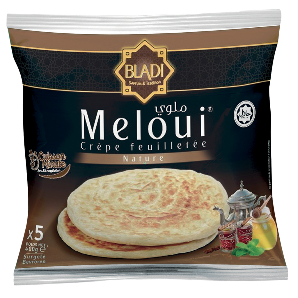 BLADI Meloui Crepes Hojaldradas Halal Natural 400g