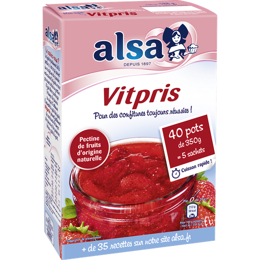 [3027030012961] ALSA Vitpris gelificante para compotas 188 g