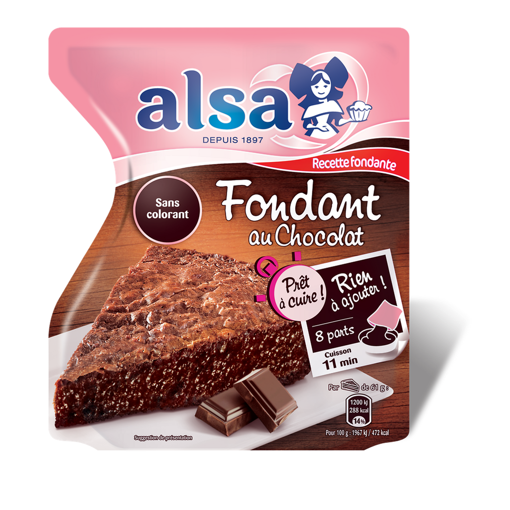 ALSA Chocolate fondant ready-to-bake mix 500 g