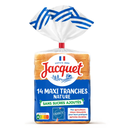 JACQUET Pão de forma natural fatias grandes com côdea sem açúcares adicionados 550 g