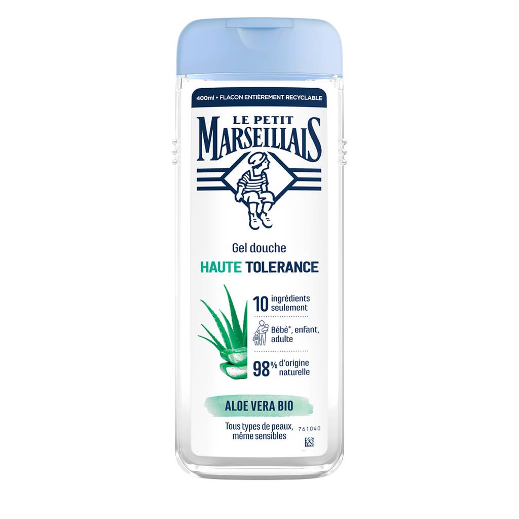 Le Petit Marseillais Gel Douche Hydratant Haute Tolerance Aloe Vera Bio 400Ml