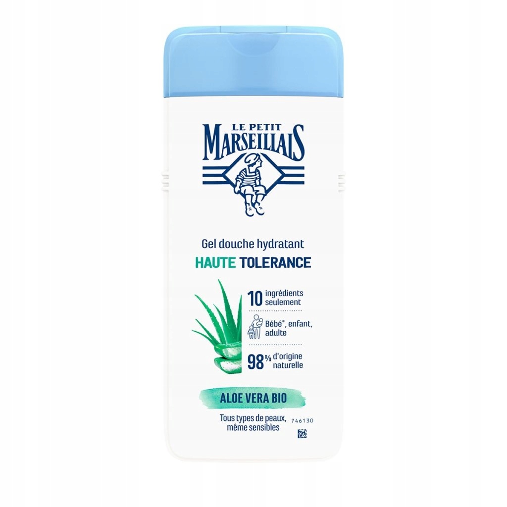Le Petit Marseillais Gel Douche Hydratant Haute Tolerance Aloe Vera Bio 400Ml