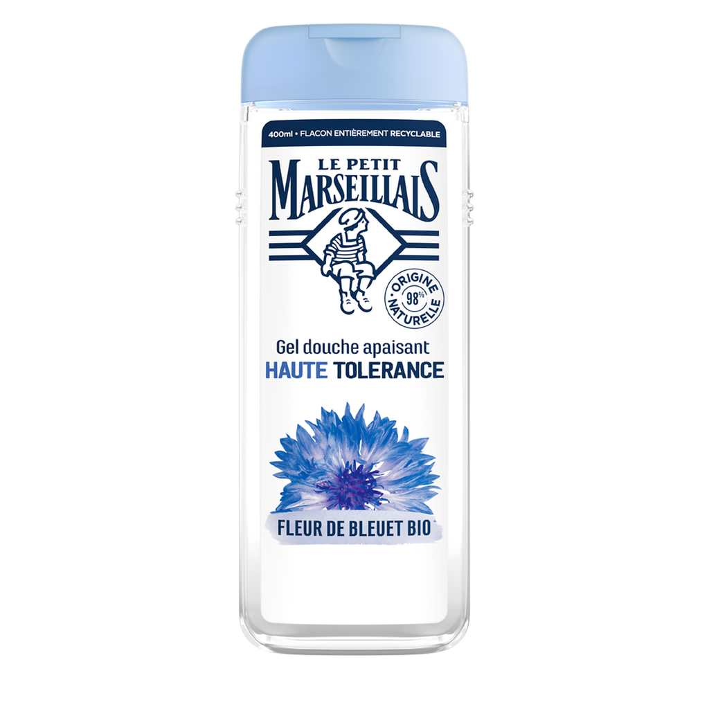 LE PETIT MARSEILLAIS Gel de duche calmante alta tolerância flor de centáurea 400 ml