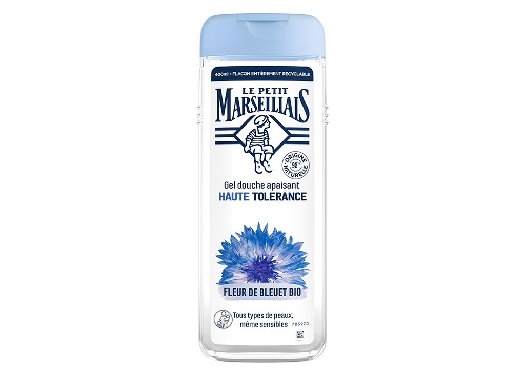 Le Petit Marseillais Gel Douche Apaisant Haute Tolerance Fleur De Bleuet Bio 400Ml