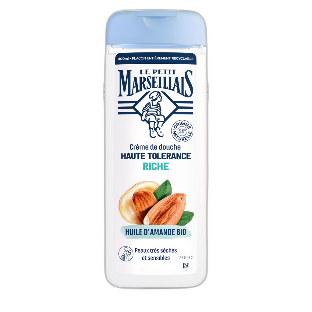 Le Petit Marseillais Crème De Douche Haute Tolerance Riche Huile D'Amande Bio 400Ml