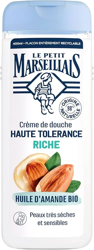 Le Petit Marseillais Crème De Douche Haute Tolerance Riche Huile D'Amande Bio 400Ml