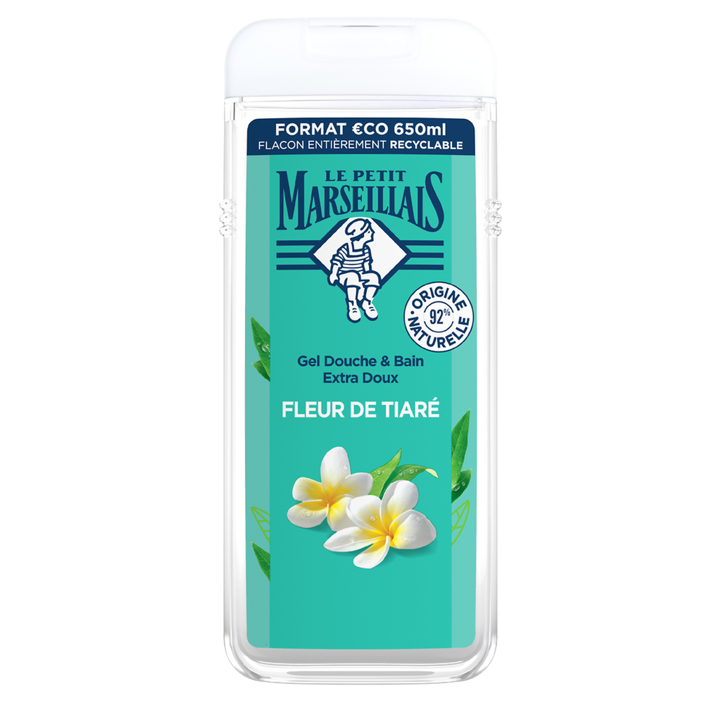 Le Petit Marseillais Gel Douche & Bain Extra Doux Fleur De Tiaré 650Ml
