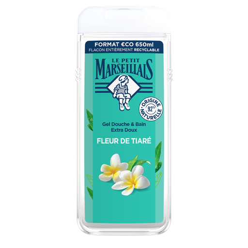 [3574661768816] LE PETIT MARSEILLAIS Gel de duche extra suave flor de tiaré 650 ml