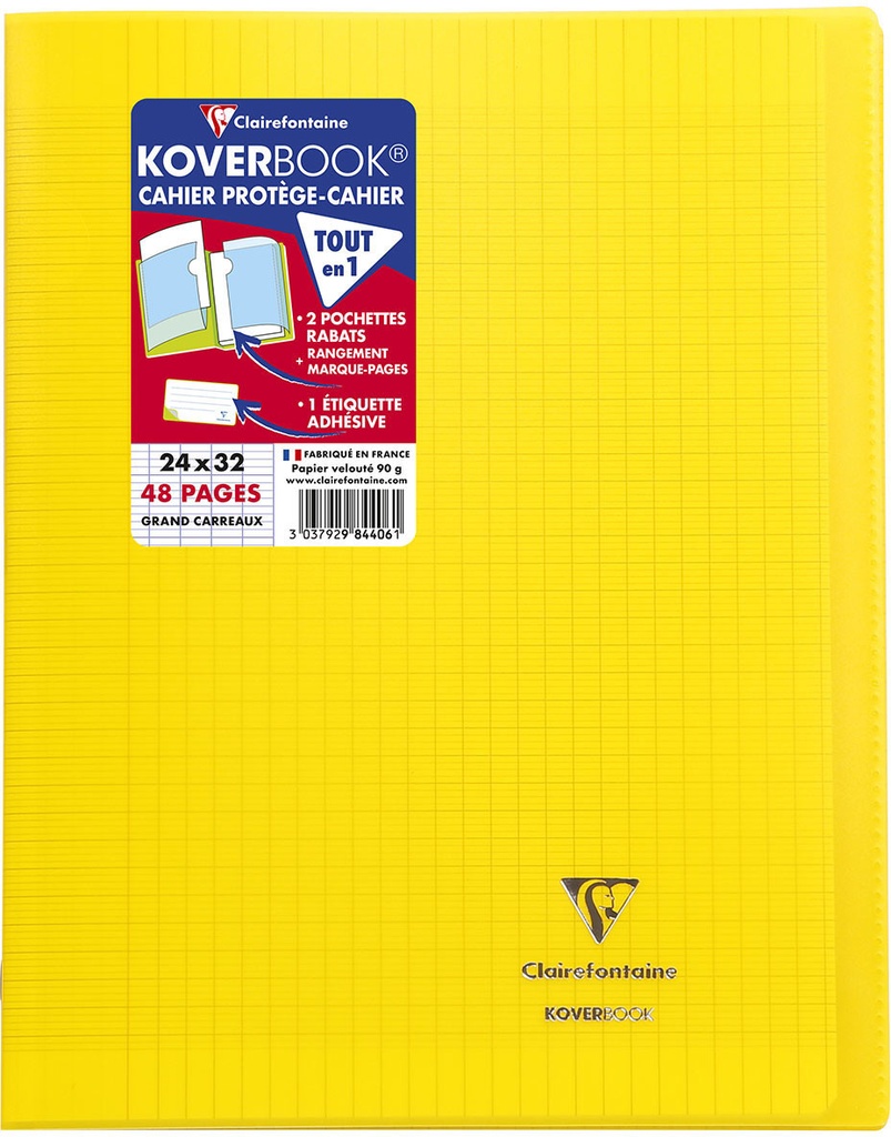 Koverbook 24X32 48P Jaune Clrf