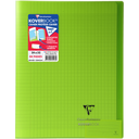 CLAIREFONTAINE Cahier Piqure Koverbook 24x32 48 Pages Seyes Vert
