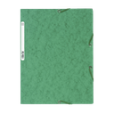 EXACOMPTA Chemise à élastiques 3 rabats 24x32cm carte lustrée vert