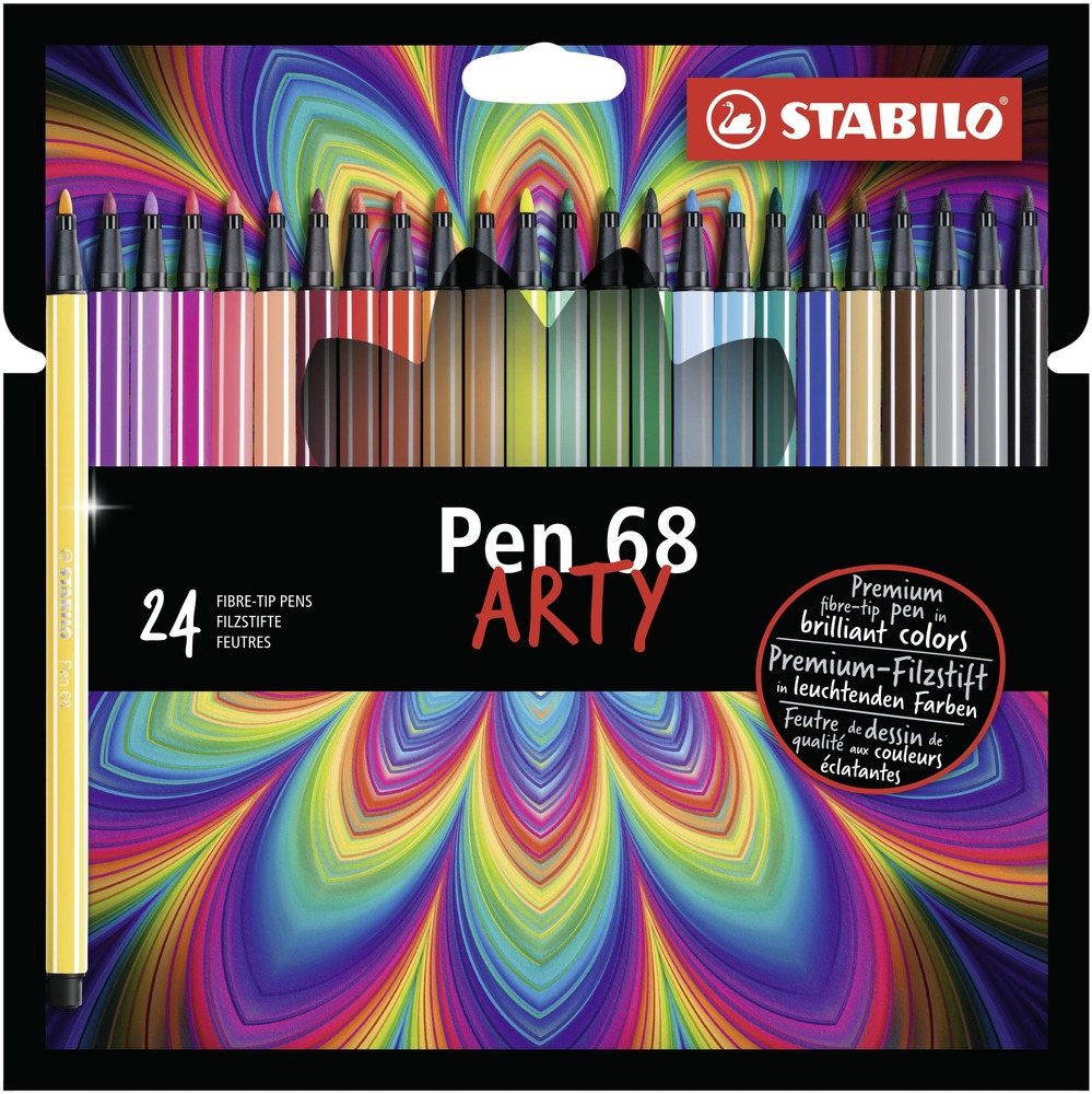 PEN 68 ARTY ASSORTIS X 24