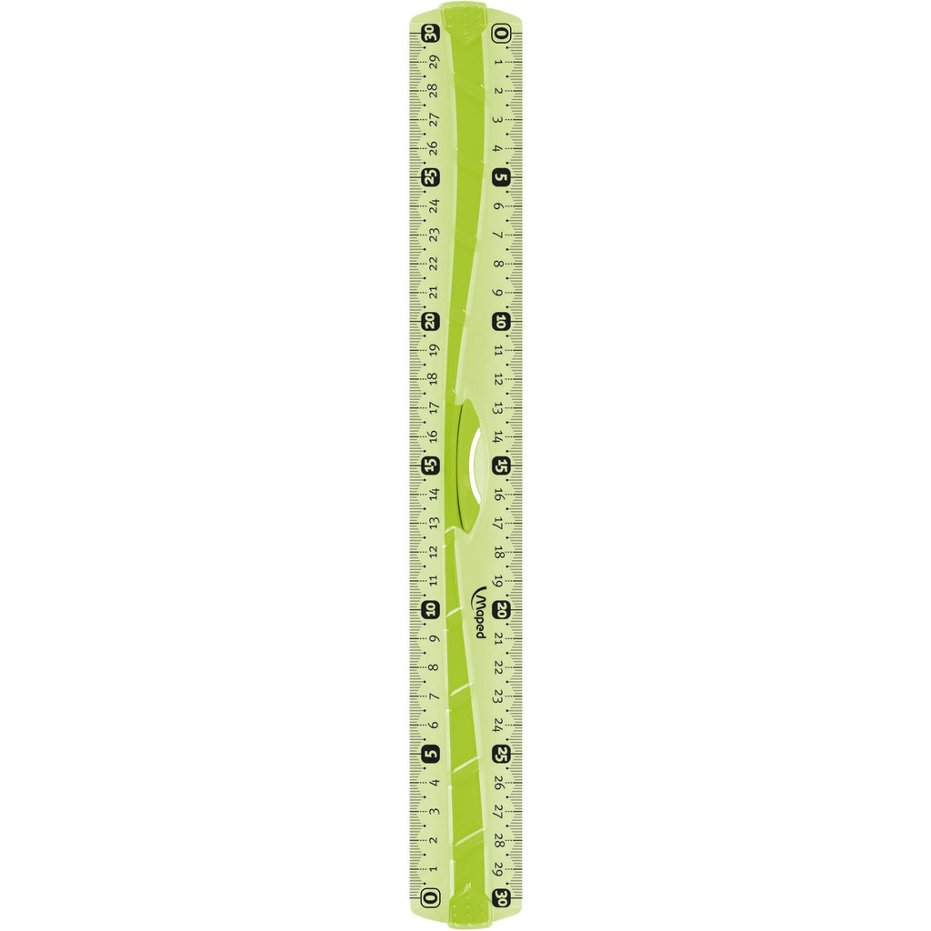 MAPED Règle triple décimètre incassable