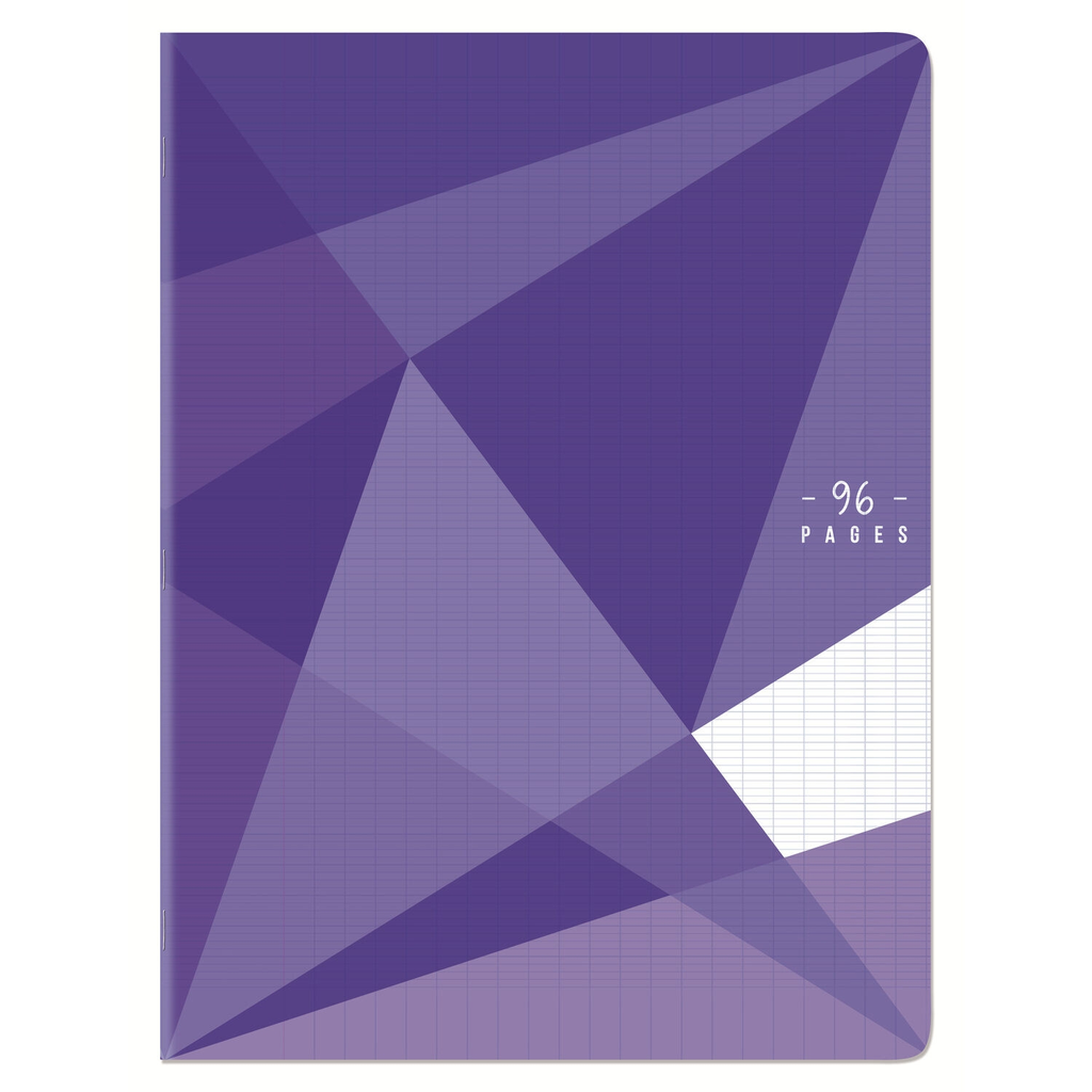 CARREFOUR Cahier 24x32cm Grands carreaux 96 pages