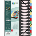 EXACOMPTA Clasificador 12 posiciones negro 245x315mm