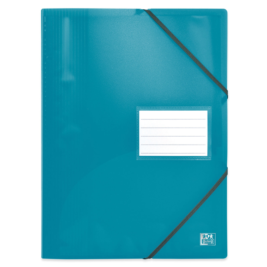 OXFORD Protège-documents School Life A4 60 pochettes Bleu Turquoise