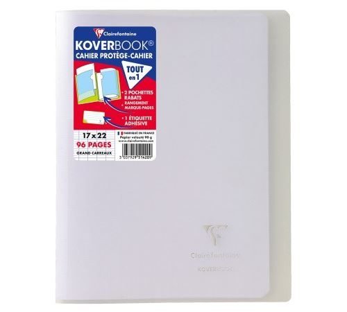 KOVERBOOK 17X22 96P SEYES CLRF