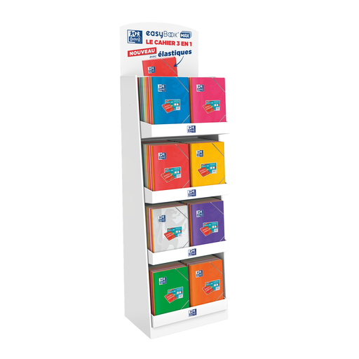 [3020120165783] OXFORD Cahier 24x32cm Grands Carreaux Seyès 96 Pages Agrafées Easybook Max l'unité