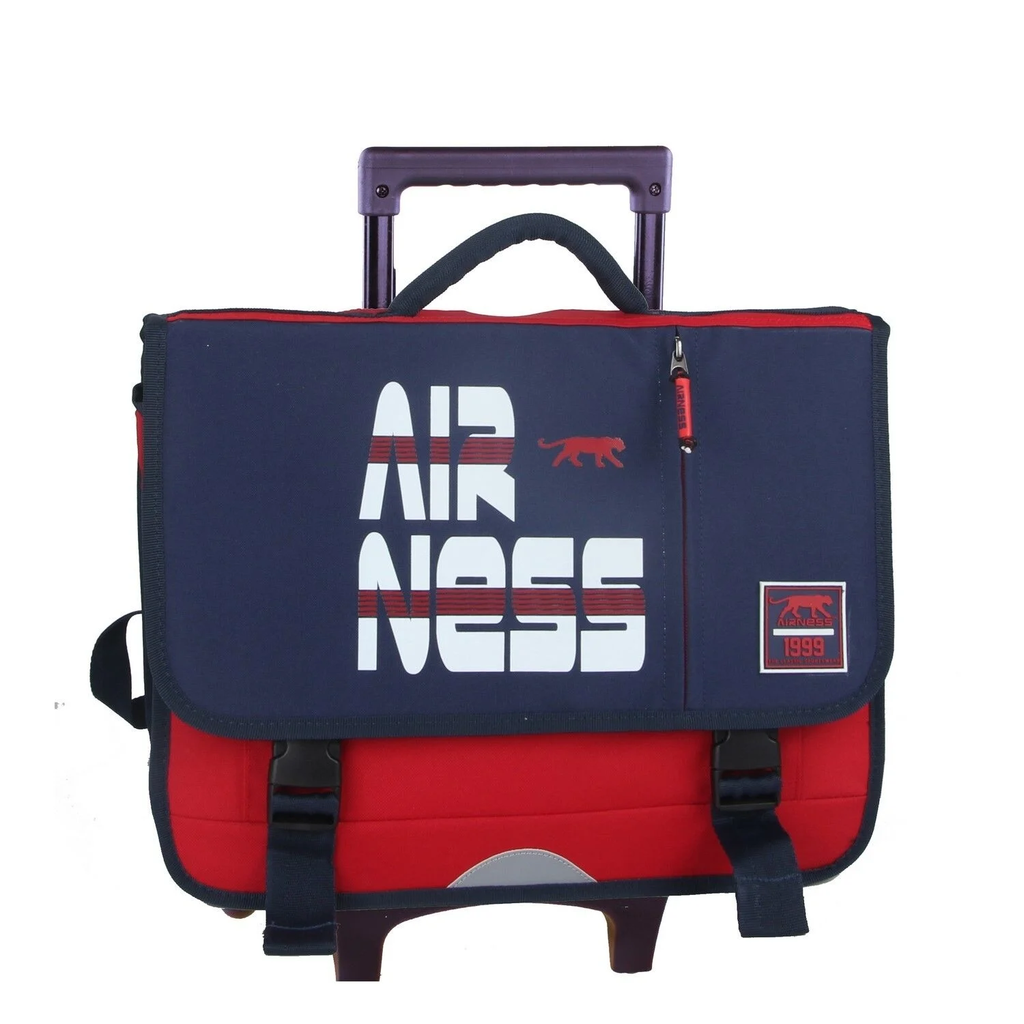 AIRNESS Mochila con ruedas redonda azul MUTATION la mochila con ruedas