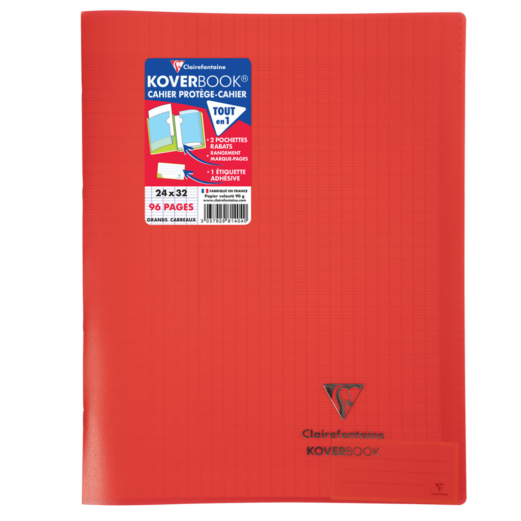 Kbook 24X32 Seyes Rouge