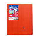 CLAIREFONTAINE Koverbook Stapled Notebook 170x220 96 Pages Seyes Red