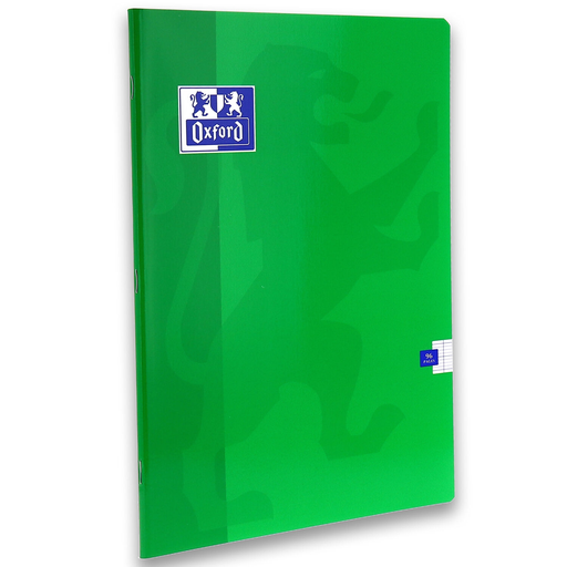 [3020120109091] OXFORD Cahier agrafé Color Life A4 96 pages Seyès vert 90g