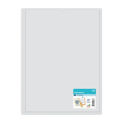 [3614614400773] CARREFOUR Protège-documents A4 60 pochettes