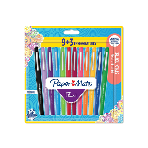 [3501178657593] PAPERMATE Rotuladores Flair! Tinta surtida lote de 12