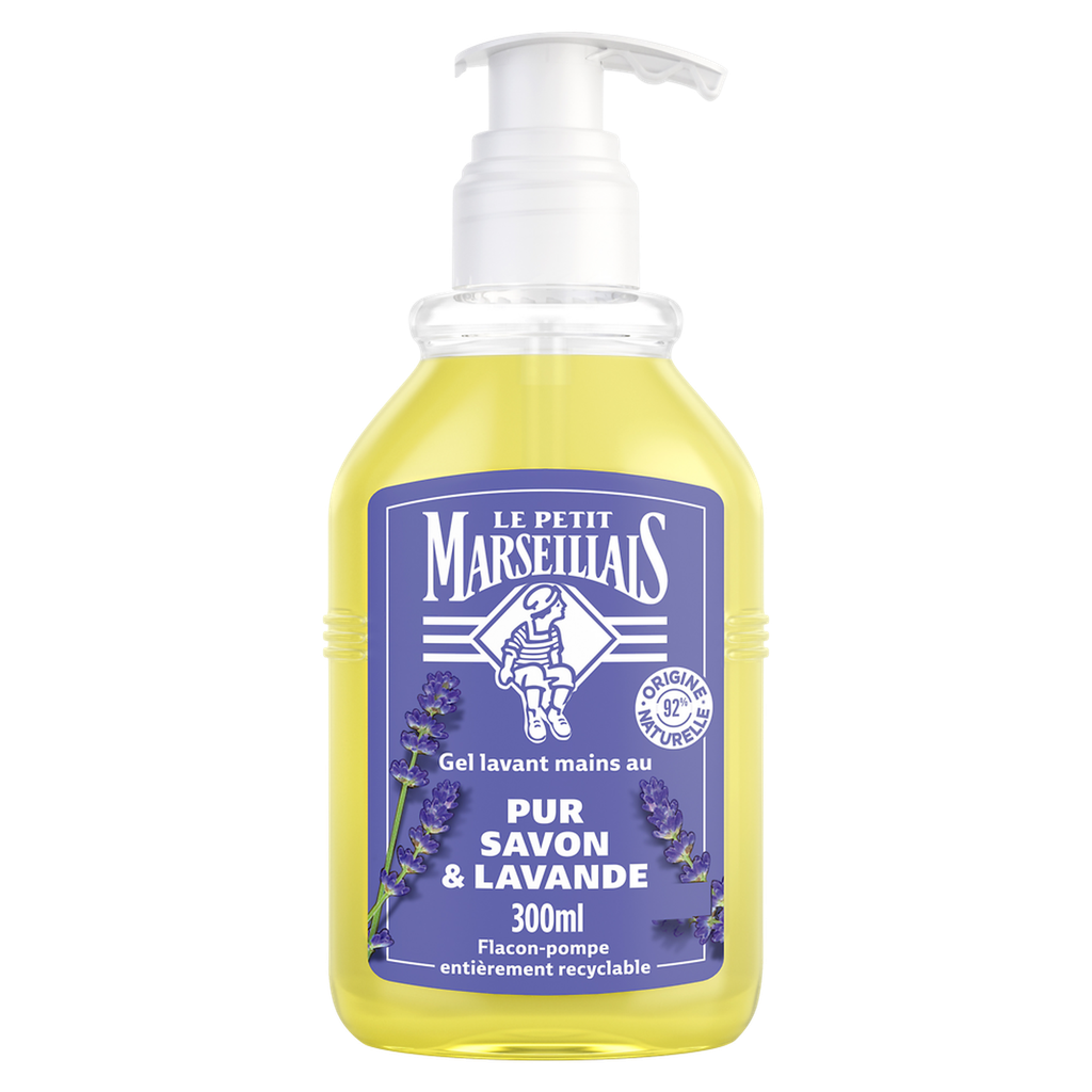 LE PETIT MARSEILLAIS Savon liquide mains pur à l'huile essentielle de lavande 250 ml