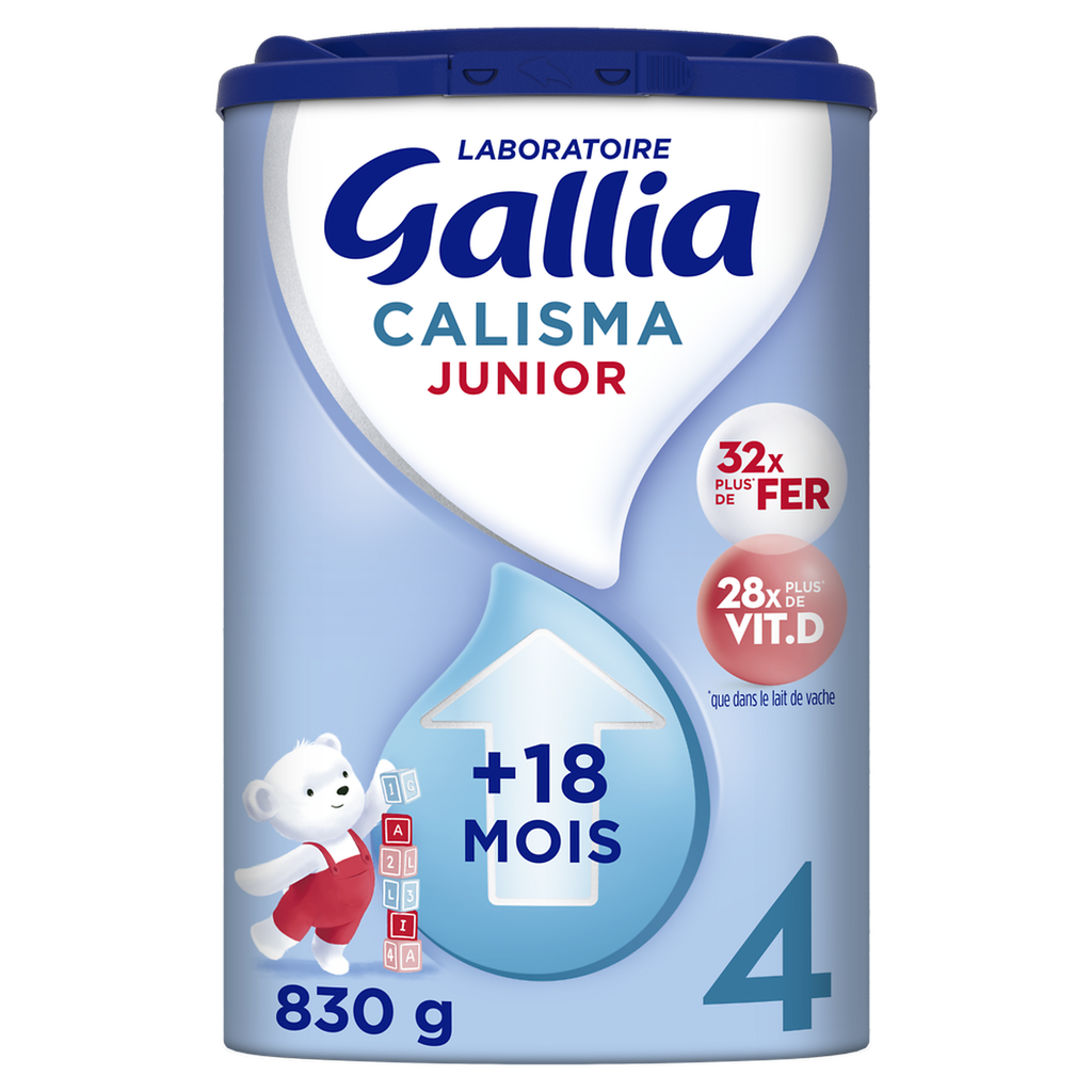 GALLIA Calisma Leche en polvo para bebés crecimiento Junior, 830 g