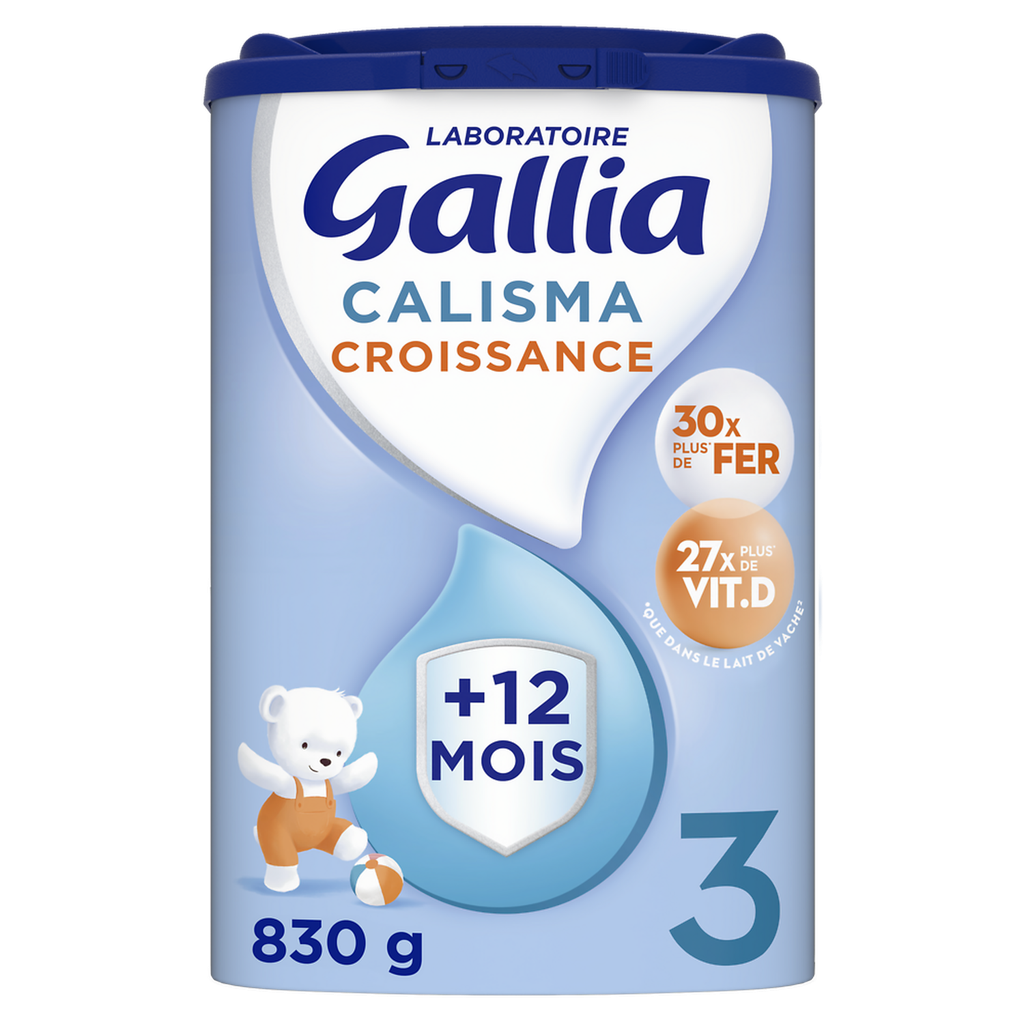 Gallia Calisma Lait De Croissance 3 Dès 12 Mois 830G