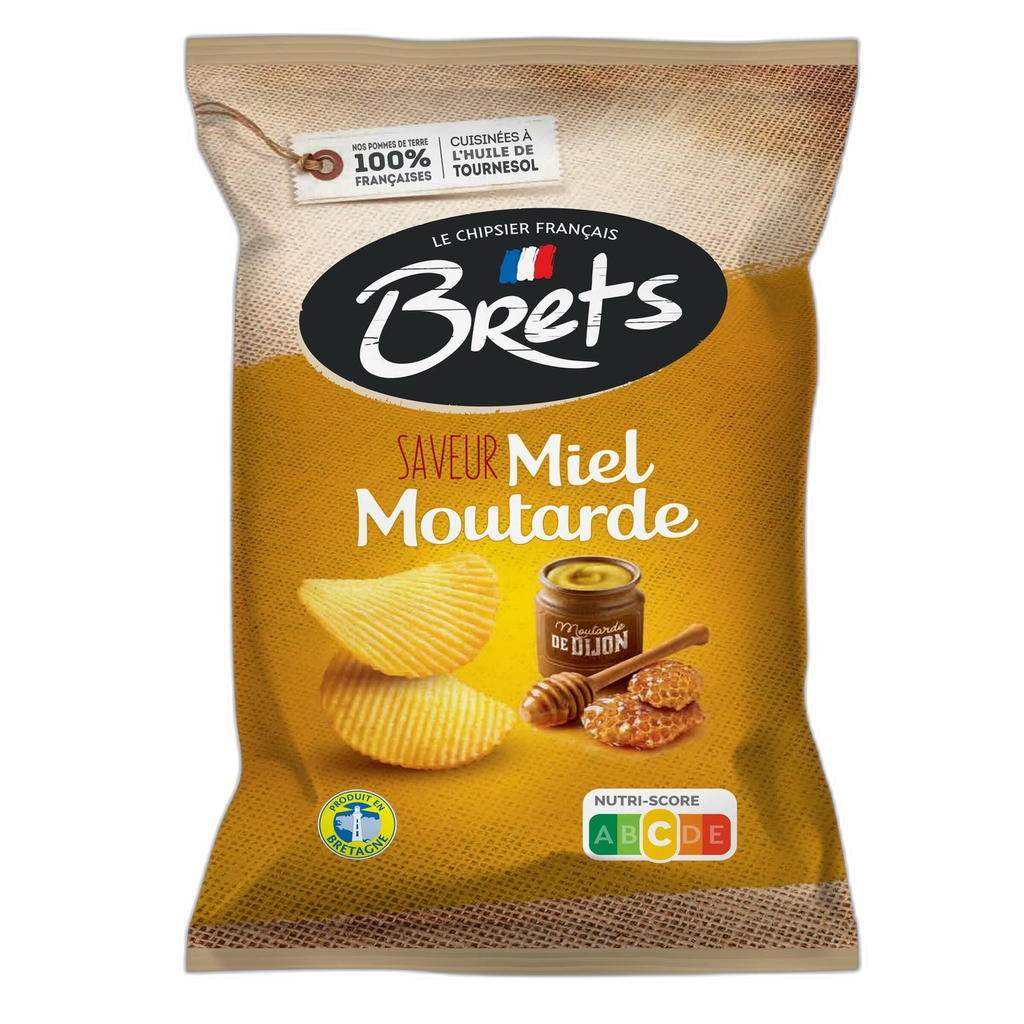BRETS Rippled Chips Honey Mustard flavor 125 g