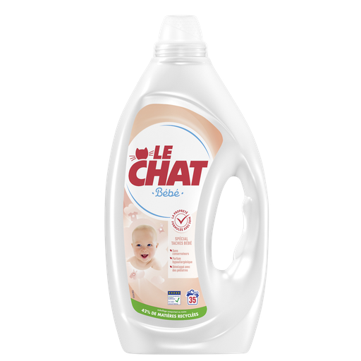 [3178041361842] LE CHAT Detergente líquido Bebé 35 lavados 1.575 L