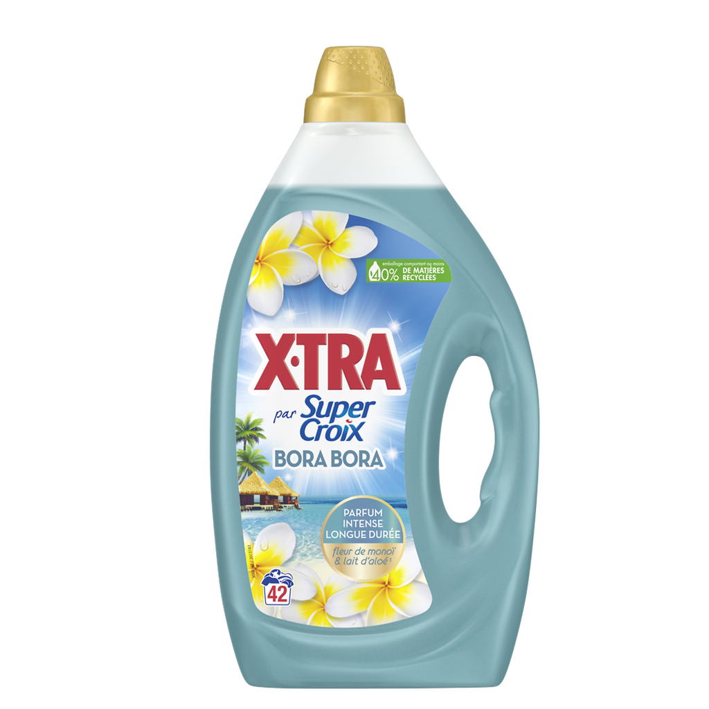 SUPER CROIX Bora Liquid Laundry Detergent Monoï Flower and Aloe Milk 1.89 L