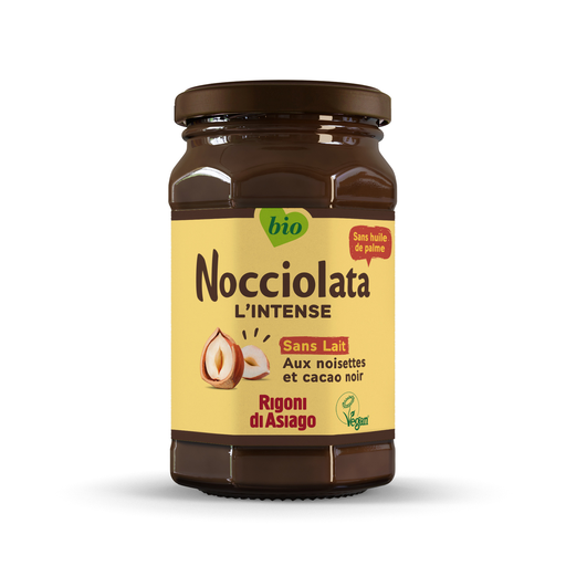 [8052575090292] RIGONI DI ASIAGO Nocciolata l'intense pâte à tartiner bio sans lait 270 g