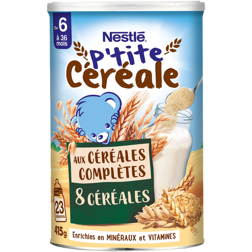 [8445291051348] NESTLE Naturnes 8 Whole Grain Cereal for babies 6m+ 415 g