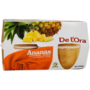DE L'ORA Pineapple chunks 4 pots of 120 g